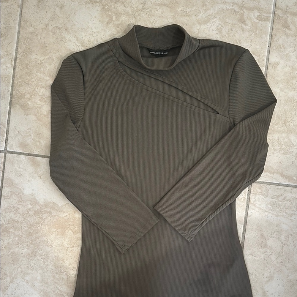 Guess Olive Long Sleeve Top